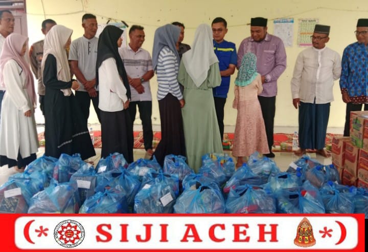 Gampong Sukarejo Langsa Timur Santuni 25 Anak yatim Korban Banjir