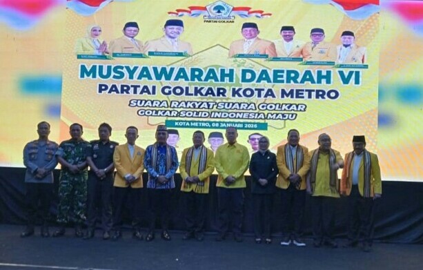 Musda VI Partai Golkar Kota Metro, Hanan A Rozak: Jadikan Kantor Golkar Sebagai Rumah Bersama dan Aspirasi Masyarakat