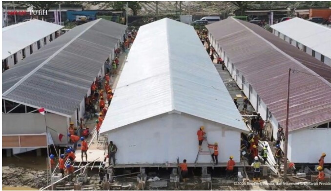 Sebanyak 600 Unit Huntara di Aceh Tamiang akan Diserahkan ke Pemda