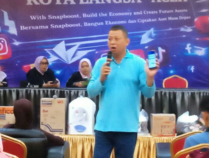 SnapBoost Gelar Seminar Akbar Dengan Membangun Ekonomi dan Ciptakan Aset Masa Depan