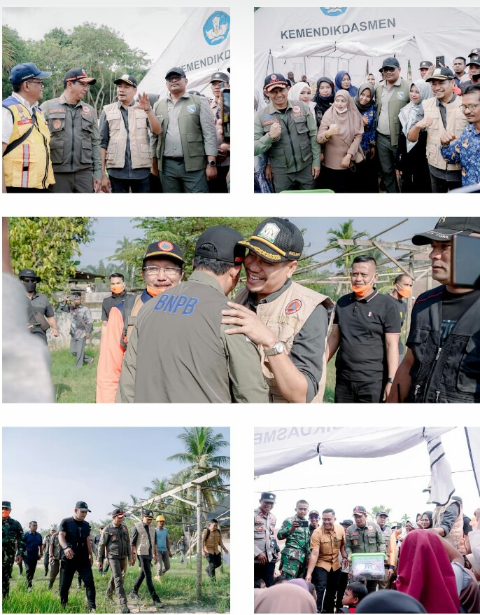 Wakil Bupati Aceh Timur Sambut Kunjungan Kepala BNPB, Tinjau Sekolah Terdampak Bencana Banjir