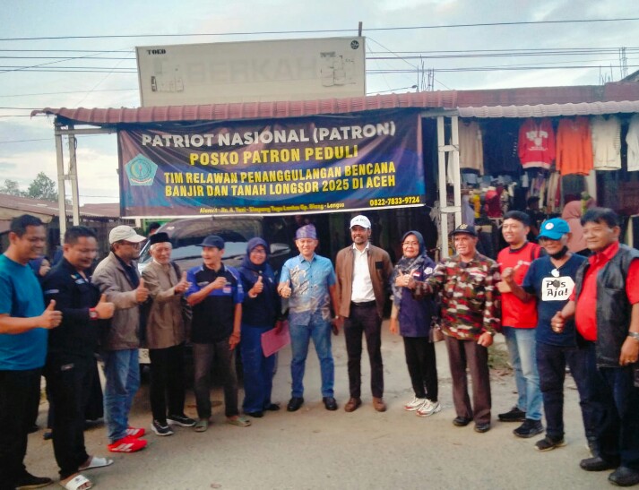 DPP Serikat Pekerja PT PLN (Persero) Berkolaborasi dengan DPD Patriot Nasional (PATRON) Aceh akan Salurkan Bantuan Untuk Korban Banjir, di Aceh Tamiang