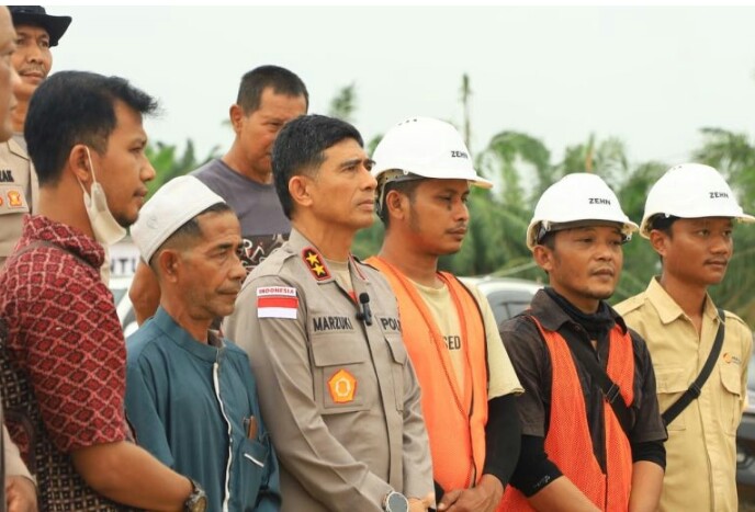 Kapolda Aceh Tinjau Langsung Pembangunan HUNTAP Polri di Aceh Tamiang, Dorong Percepatan 150 Unit Rumah