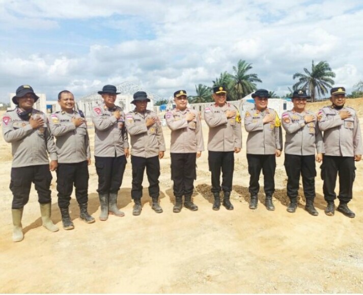 Wakapolda Aceh Tinjau Langsung Perogres Pembangunan HUNTAP yang Dibangun Polri Bagi Korban Bencana