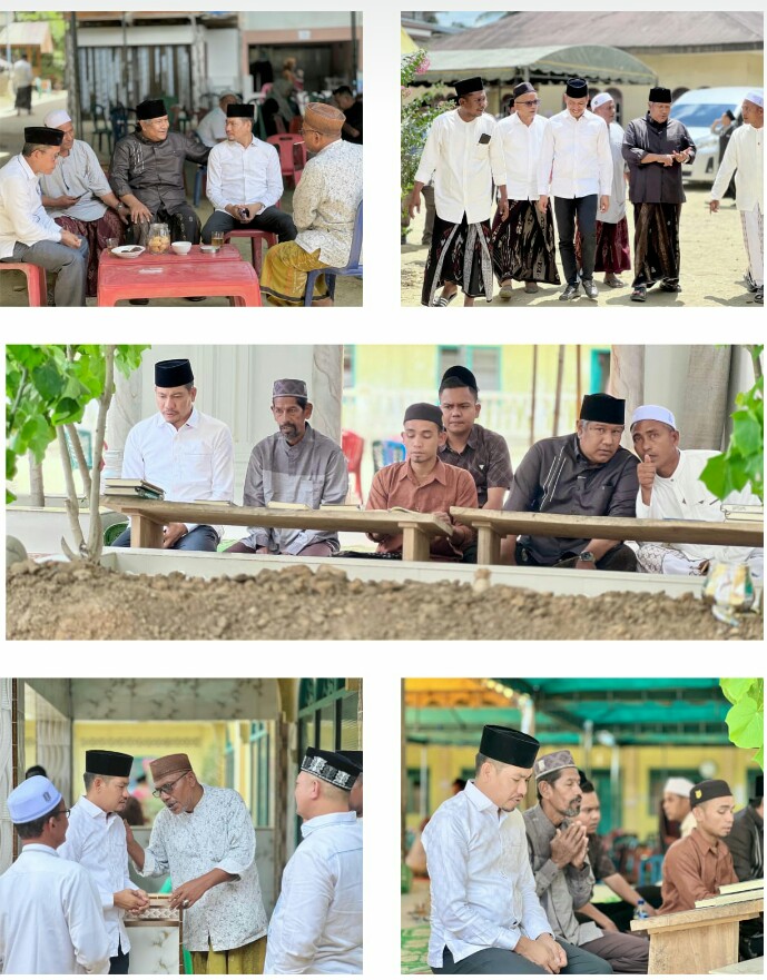 Wakil Bupati Aceh Timur Melayat ke Dayah Darul Huda Lueng Angen