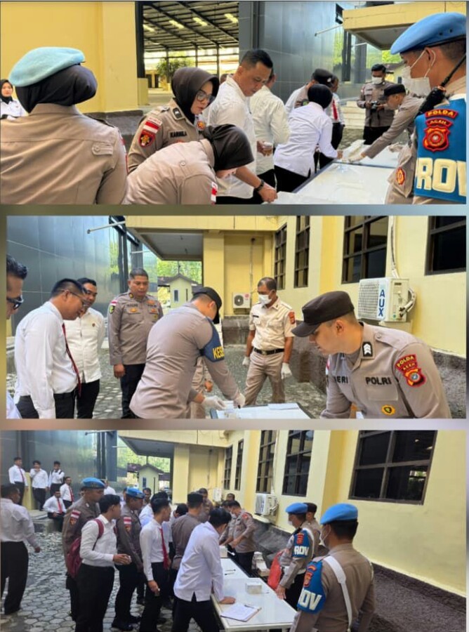Pengecekan Urine Serentak 2.800 Personel, Polda Aceh Tegaskan Komitmen Zero Narkoba di Internal