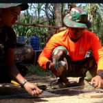 Satgas TMMD Reg ke-128 Lanjutkan Pembangunan RTLH, Fokus Perakitan Tulangan Besi