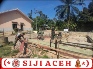 Naik Tahap! Satgas TMMD Mulai Pasang Mal Pondasi Rumah Ibu Rugaiyah