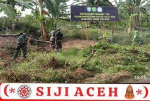 Satgas TMMD Kodim 0104/Atim Sulap Lahan Tidur Jadi Kebun Produktif di Alue Canang