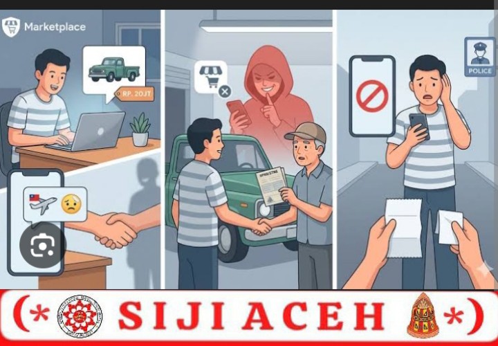 Penipuan Online Berkedok Jual Beli Mobil Bekas di marketplace