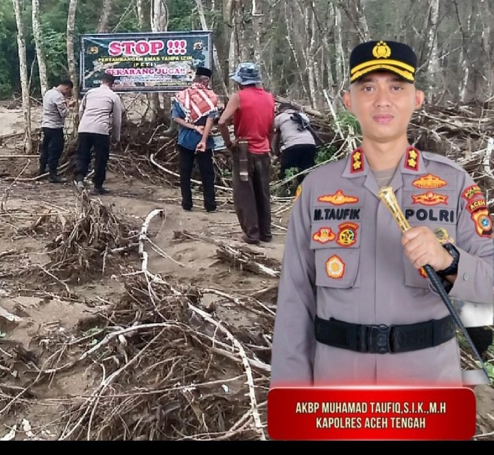 DUGAAN ADANYA AKTIVITAS TAMBANG ILEGAL di Wilayah Hukum  Polres Aceh Tengah HOAX