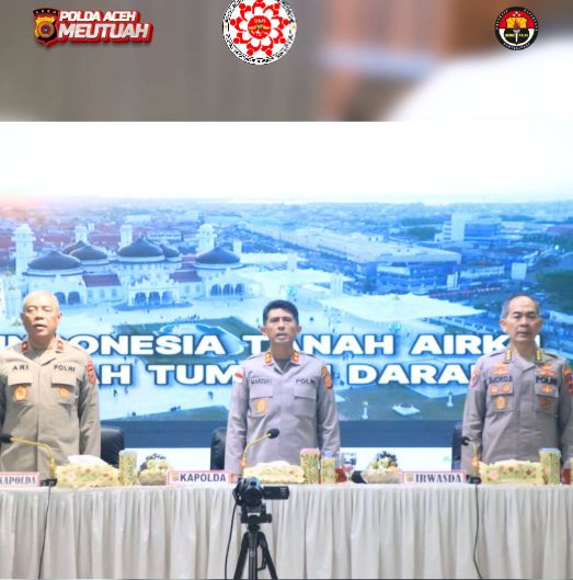 Latihan Olah Strategi dan Tactical Floor Game Tingkatkan kesiapan Polda Aceh hadapi May Day 2026