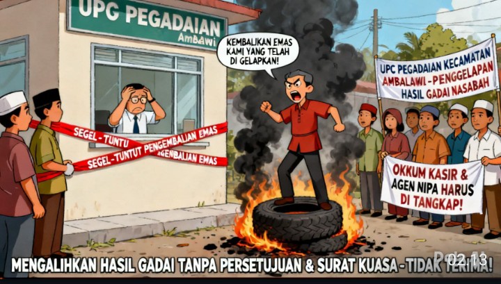 Geger, Dana Ratusan Juta Hilang, Kantor Pegadaian Terancam Disegel Total