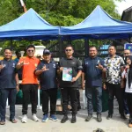 Ribuan Warga Memadati Lapangan Merdeka Langsa Untuk Mengikuti Kegiatan Car Free Day (CFD),