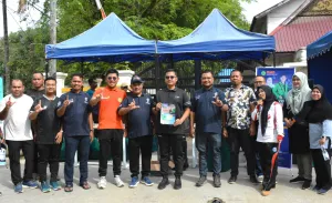 Ribuan Warga Memadati Lapangan Merdeka Langsa Untuk Mengikuti Kegiatan Car Free Day (CFD),