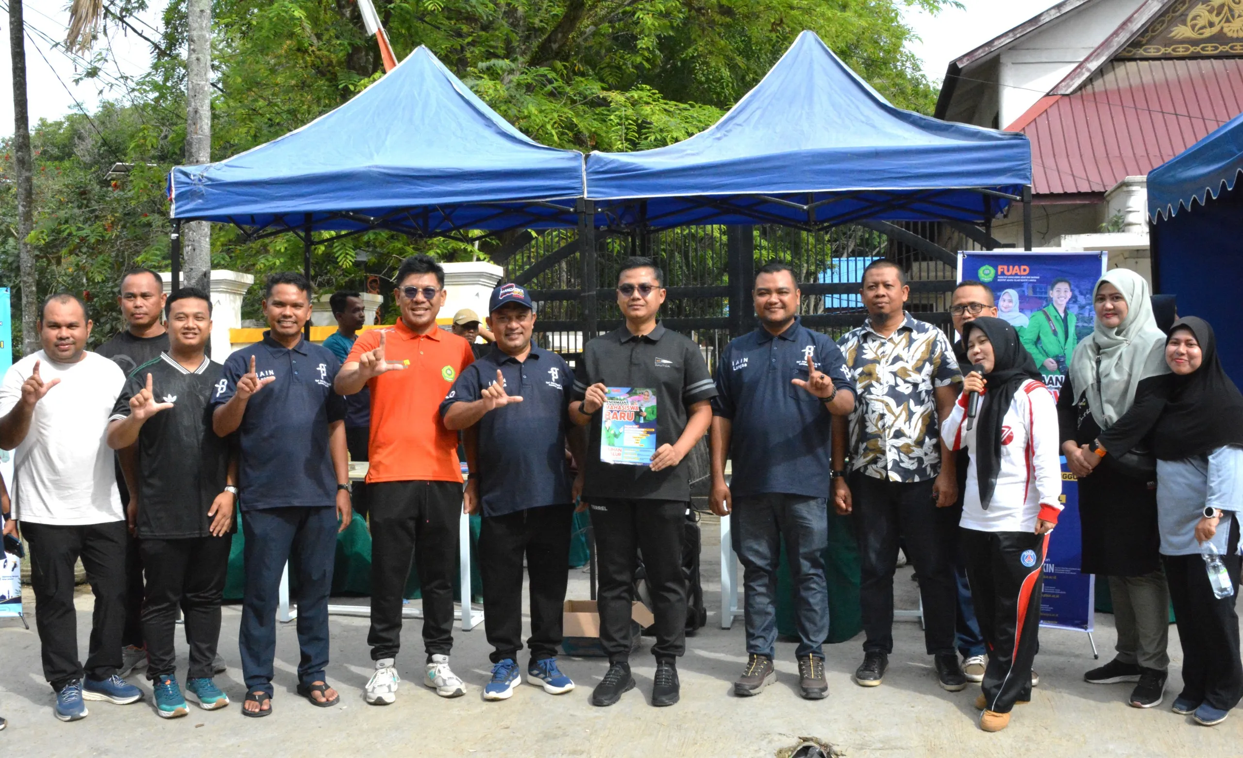 Ribuan Warga Memadati Lapangan Merdeka Langsa Untuk Mengikuti Kegiatan Car Free Day (CFD),