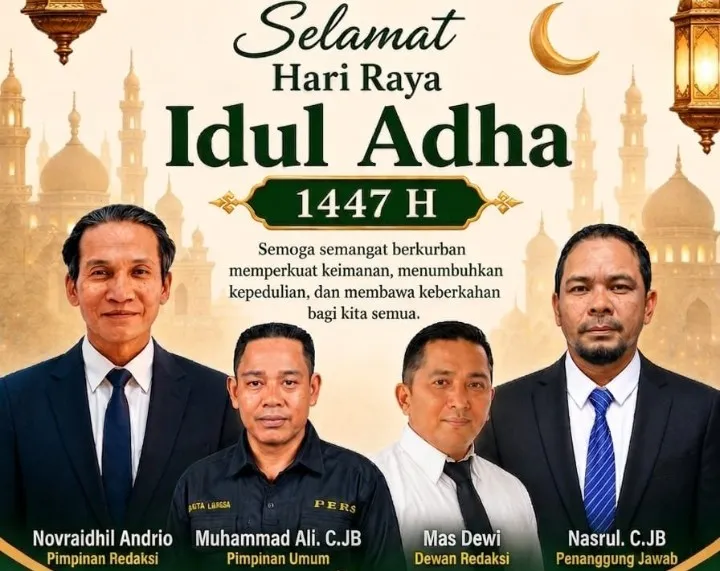 Dewan Pimpinan Redaksi SuhateRakyat.com Ucapkan Selamat Hari Raya Idul Adha 1447 H