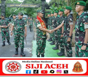 Pangdam IM Kunker ke Yonif TP 958/Rangkong Meukuree, Tegaskan Disiplin Kunci Profesionalisme Prajurit