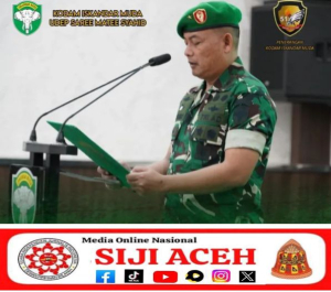 Kasdam Iskandar Muda Pimpin Upacara Sertijab dan Tradisi Satuan Pejabat Kodam IM