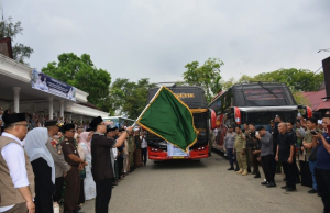 Walikota Langsa Lepas Keberangkatan 198 JCH Menuju Tanah Suci