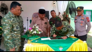 Danrem Brigjen TNI Ali Imran Resmikan Pos Koramil Darul Falah Aceh Timur