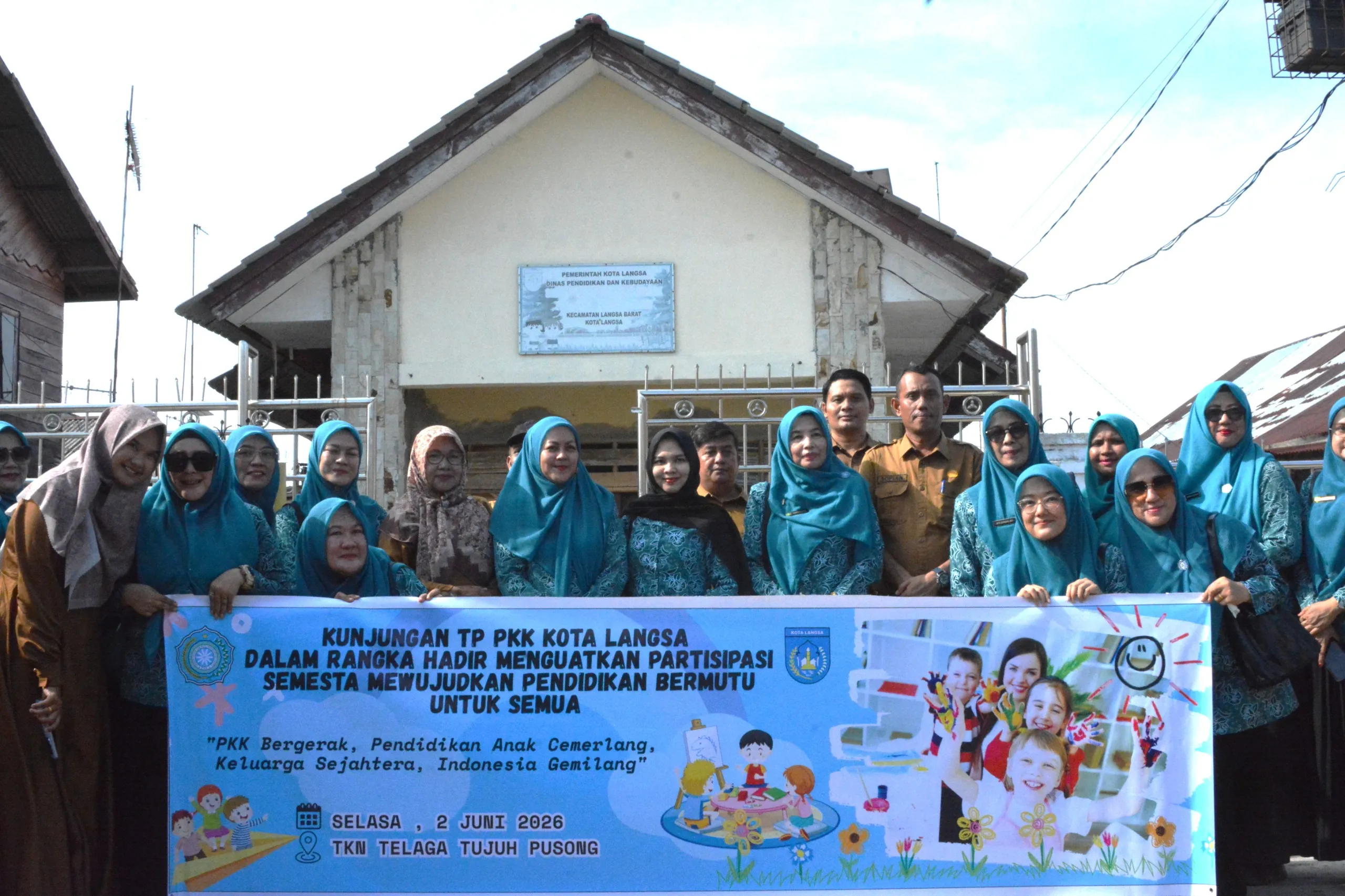 Kunjungi Telaga Tujoh, Ny. Devi Sentana Perkuat Pendidikan Anak Usia Dini