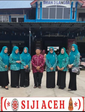 Kunjungan TP PKK Kota Langsa KE SMA Negri 3: Berikan Edukasi Cegah Pernikahan Dini.