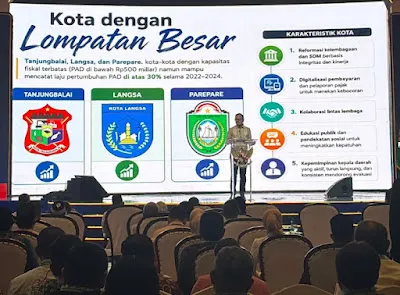 Langsa Masuk Kategori “Kota dengan Lompatan Besar” pada Rakernas APEKSI 2026 di Medan