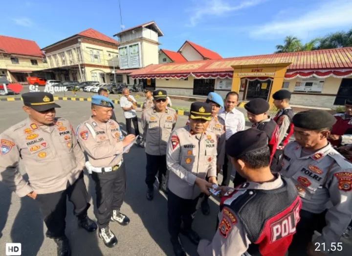 Wakapolres Lhokseumawe Pimpin Gaktiblin, Cek HP Personel untuk Cegah Judi Online