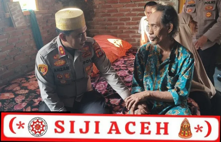Kapolres Lhokseumawe Salurkan Bantuan kepada Lansia Sakit Menahun di Uteunkot, Wujud Kepedulian Polri untuk Masyarakat