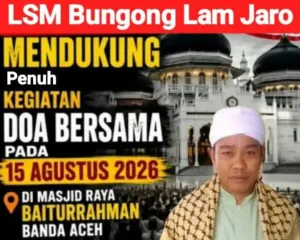 Terkait Penentuan Nasib Aceh, LSM BLJ Dukung Musyawarah Ulama Aceh 15 Agustus di Banda Aceh