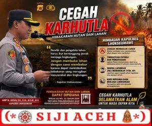 Kapolres Lhokseumawe Ingatkan Pemilik Lahan Perkebunan Cegah Karhutla