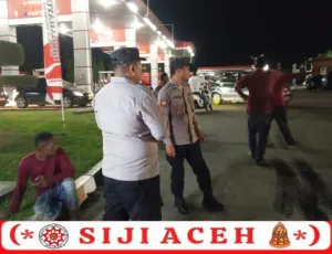 Patroli Malam, Polsek Muara Satu Sambangi Kompleks PT PAG Antisipasi Guantibmas
