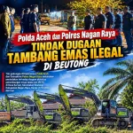 Tim Gabungan Polda Aceh dan Polres Nagan Raya Tindak Dugaan Penambangan Emas Tanpa Izin di Beutong